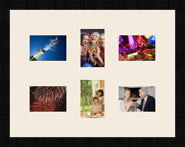 passe partout  4 - 13x9 and 2 - 9x13 photos