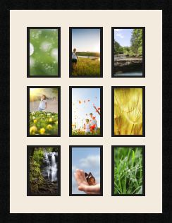 passe partout  9 - 10x15 photos