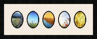 passe partout  5 - 9x13 photos