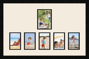 passe partout  1 - 13x18 and 5 - 10x15 photos