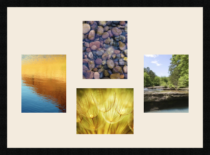 passe partout  3 - 20x25 and 1 - 25x20 photos