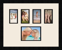 passe partout  4 - 8x13 and 1 - 18x13 photos