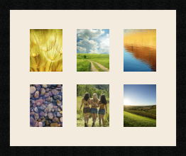 passe partout  6 - 12x14 photos