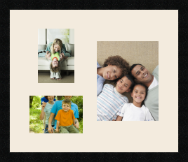 passe partout  1 - 13x18 and 1 - 18x13 and 1 - 20x25 photos