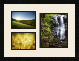 passe partout  2 - 18x13 and 1 - 20x25 photos