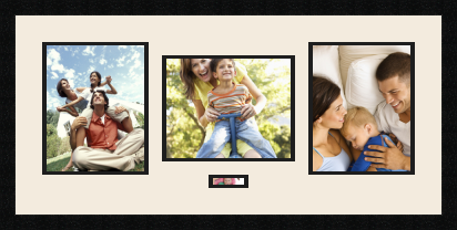 passe partout  2 - 20x25 and 1 - 25x20 and 1 - 8x3 photos