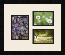 passe partout  1 - 13x18 and 2 - 15x10 photos