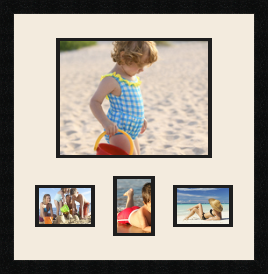 passe partout  1 - 33x25 and 2 - 13x9 and 1 - 9x13 photos