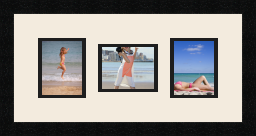 passe partout  2 - 10x13 and 1 - 13x10 photos