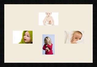 passe partout  3 - 15x10 and 1 - 10x15 photos