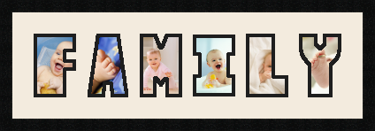 passe partout  6 - 10x15 photos