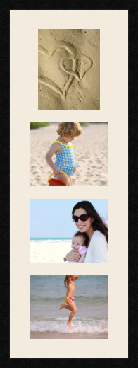 passe partout  1 - 20x25 and 3 - 25x20 photos