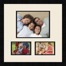 passe partout  1 - 25x20 and 2 - 15x10 photos