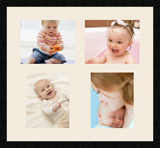 passe partout  2 - 25x20 and 2 - 20x25 photos