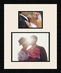 passe partout  1 - 18x13 and 1 - 28x22 photos