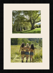 passe partout  1 - 25x20 and 1 - 28x22 photos