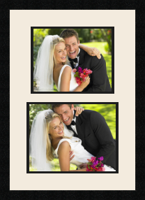 passe partout  1 - 25x20 and 1 - 28x22 photos