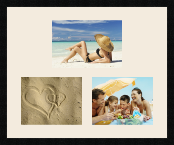 passe partout  1 - 32x22 and 2 - 28x22 photos