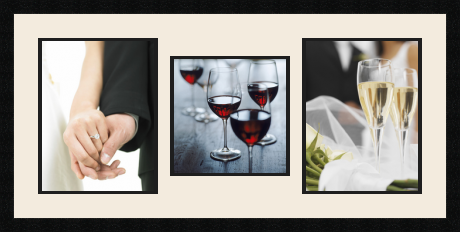 passe partout  2 - 25x33 and 1 - 25x25 photos