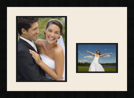 passe partout  1 - 22x28 and 1 - 18x13 photos