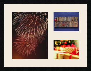 passe partout  1 - 28x35 and 2 - 20x15 photos