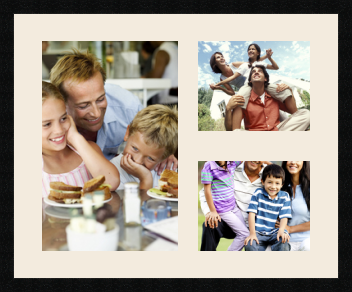 passe partout  1 - 30x45 and 2 - 25x20 photos