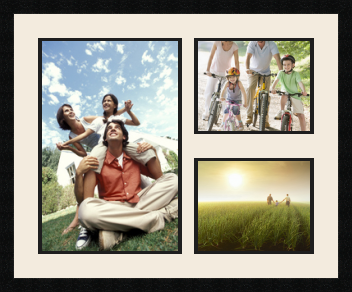 passe partout  1 - 30x45 and 2 - 25x20 photos