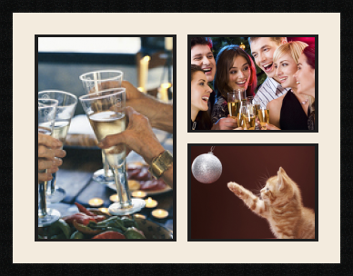 passe partout  1 - 33x48 and 2 - 30x23 photos