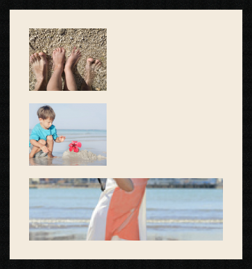 passe partout  2 - 25x20 and 1 - 60x20 photos