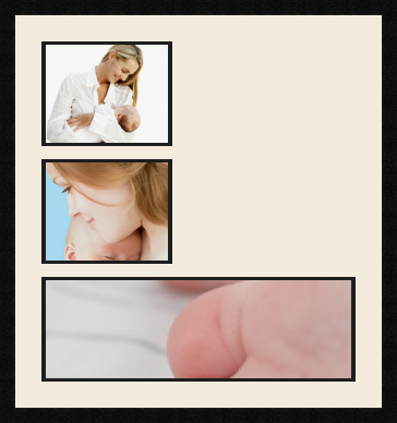 passe partout  2 - 25x20 and 1 - 60x20 photos