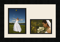 passe partout  1 - 13x18 and 1 - 15x10 photos