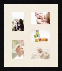 passe partout  2 - 10x15 and 3 - 15x10 photos