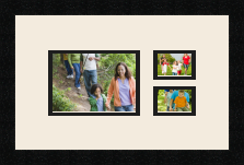 passe partout  1 - 18x13 and 2 - 9x6 photos