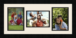 passe partout  2 - 13x18 and 1 - 18x13 photos