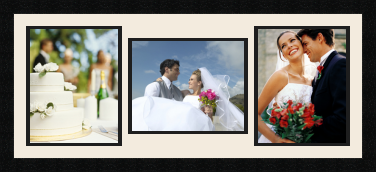 passe partout  2 - 20x25 and 1 - 25x20 photos