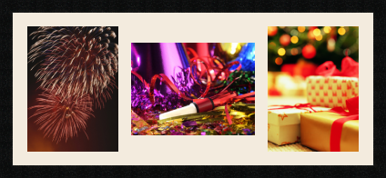 passe partout  2 - 23x30 and 1 - 30x23 photos