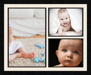 passe partout  1 - 28x43 and 2 - 25x21 photos