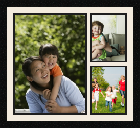 passe partout  1 - 30x42 and 2 - 15x20 photos