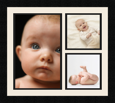 passe partout  1 - 20x32 and 2 - 15x15 photos