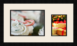 passe partout  1 - 28x22 and 1 - 13x18 photos