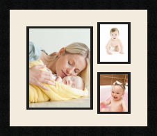 passe partout  1 - 20x25 and 2 - 10x13 photos