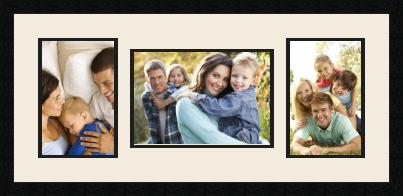 passe partout  2 - 17x25 and 1 - 30x21 photos