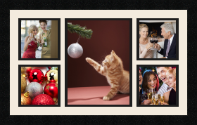 passe partout  4 - 13x13 and 1 - 20x27 photos