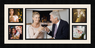 passe partout  4 - 10x10 and 1 - 30x22 photos