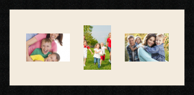 passe partout  1 - 10x15 and 2 - 15x10 photos