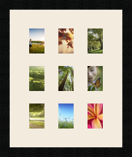 passe partout  9 - 7x9 photos