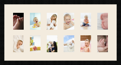 passe partout  12 - 9x13 photos