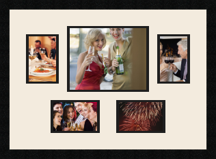 passe partout  2 - 10x15 and 1 - 25x20 and 2 - 15x10 photos