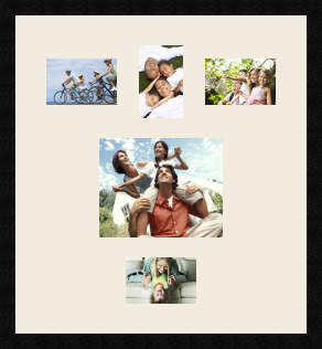 passe partout  3 - 15x10 and 1 - 10x15 and 1 - 25x20 photos