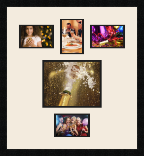 passe partout  3 - 15x10 and 1 - 10x15 and 1 - 25x20 photos